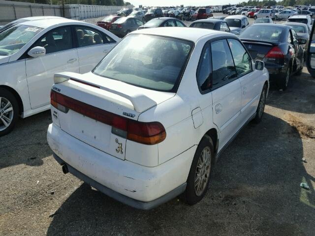 4S3BD6758V7207963 - 1997 SUBARU LEGACY GT WHITE photo 4