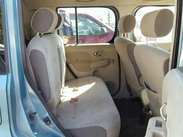 JN8AZ2KR9BT200382 - 2011 NISSAN CUBE BASE BLUE photo 6