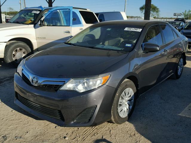 4T4BF1FK9CR246565 - 2012 TOYOTA CAMRY BASE CHARCOAL photo 2