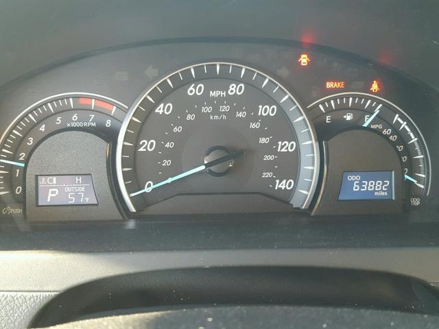 4T4BF1FK9CR246565 - 2012 TOYOTA CAMRY BASE CHARCOAL photo 8