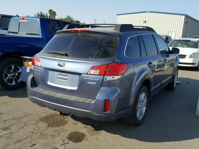 4S4BRBKC8D3307045 - 2013 SUBARU OUTBACK 2. BLUE photo 4