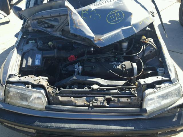 1HGED3547LA084678 - 1990 HONDA CIVIC DX GRAY photo 7