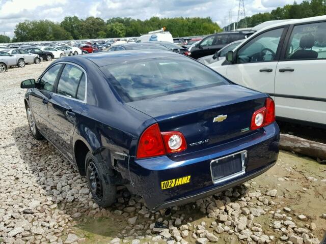 1G1ZC5E09AF190019 - 2010 CHEVROLET MALIBU 1LT ლურჯი ფოტო 3