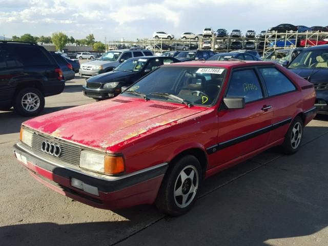 WAUBD0857FA153441 - 1985 AUDI CUSTOM RED photo 2