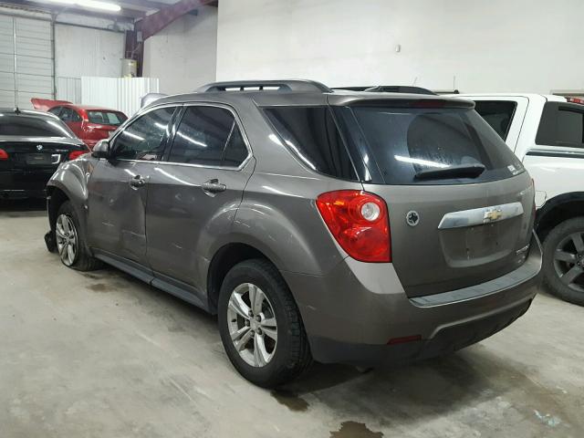 2CNALDEC6B6443314 - 2011 CHEVROLET EQUINOX BROWN photo 3