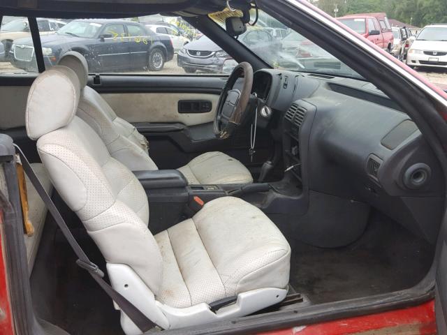 1C3XU4533PF676824 - 1993 CHRYSLER LEBARON 红色 照片 5