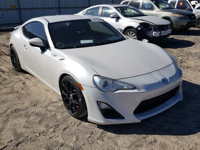 JF1ZNAA11D1719009 - 2013 TOYOTA SCION FR-S WHITE photo 1