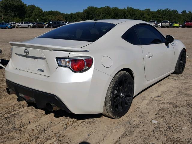JF1ZNAA11D1719009 - 2013 TOYOTA SCION FR-S WHITE photo 4