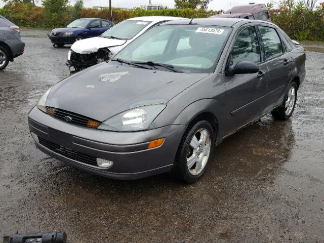 1FAFP38374W149889 - 2004 FORD FOCUS ZTS GRAY photo 2