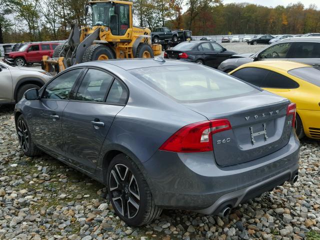 YV126MFL7H2422308 - 2017 VOLVO S60 GRAY photo 3