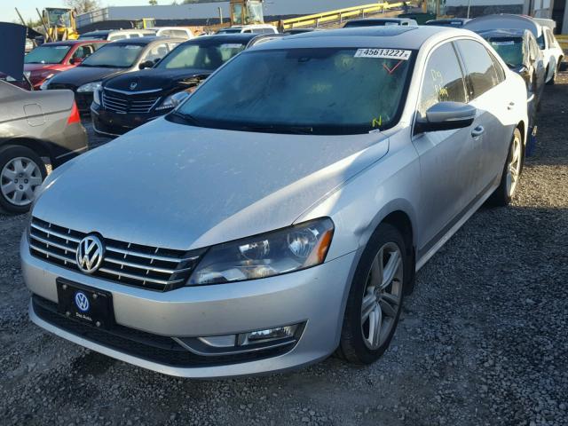 1VWCM7A34EC108997 - 2014 VOLKSWAGEN PASSAT SEL SILVER photo 2