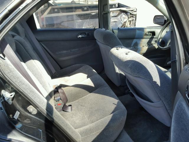 1HGCD5657VA000758 - 1997 HONDA ACCORD EX BLACK photo 6