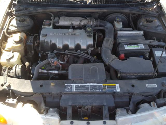 1G8ZH54891Z337674 - 2001 SATURN SL1 CREAM photo 7