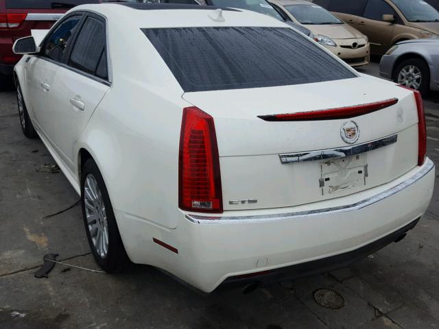 1G6DJ5EG3A0107694 - 2010 CADILLAC CTS PERFOR Weiß Foto 3