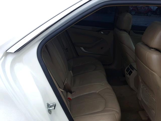 1G6DJ5EG3A0107694 - 2010 CADILLAC CTS PERFOR Weiß Foto 6