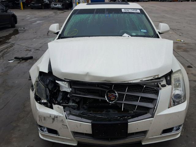 1G6DJ5EG3A0107694 - 2010 CADILLAC CTS PERFOR Weiß Foto 9
