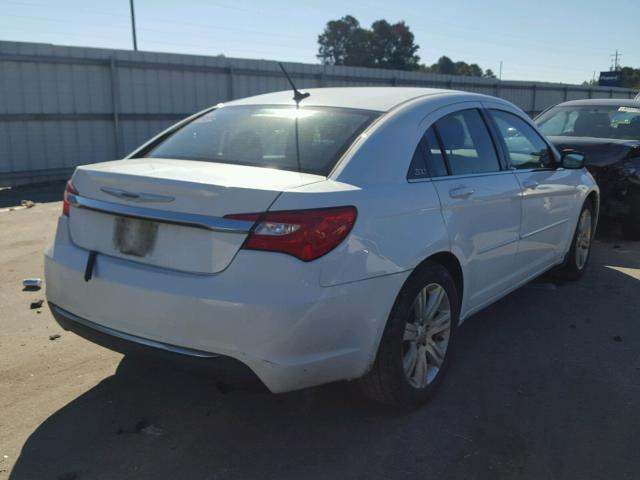 1C3CCBAB4CN208376 - 2012 CHRYSLER 200 LX WHITE photo 4