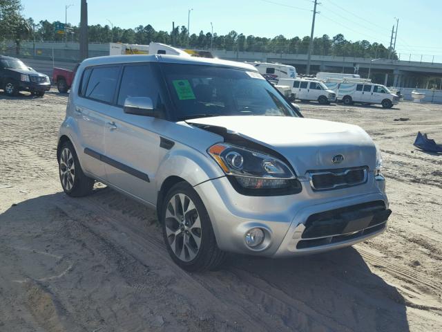 KNDJT2A69D7770687 - 2013 KIA SOUL + SILVER photo 1