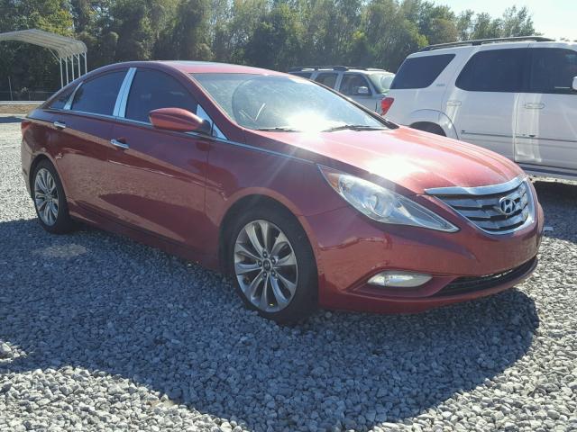 5NPEC4AC7BH131641 - 2011 HYUNDAI SONATA SE RED photo 1