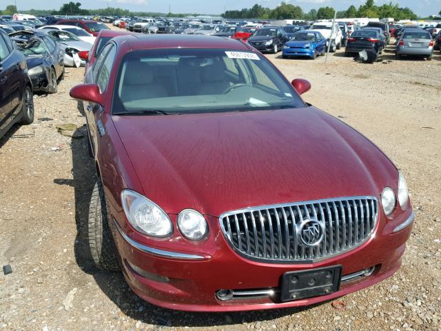 2G4WN58C981165273 - 2008 BUICK LACROSSE S RED photo 9