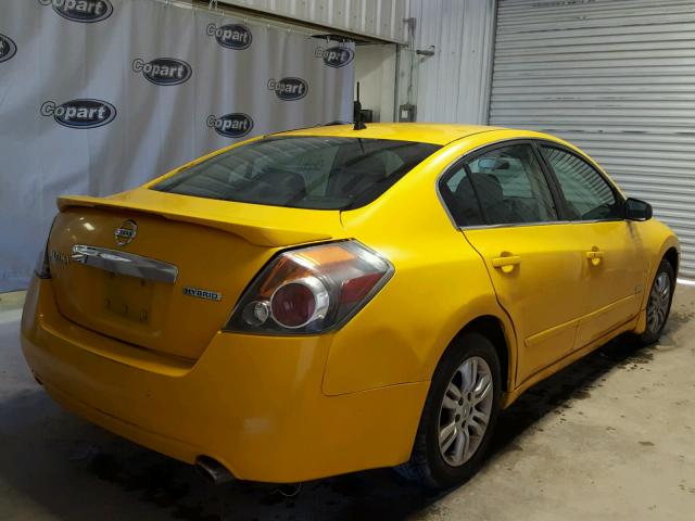 1N4CL2APXAC161733 - 2010 NISSAN ALTIMA YELLOW photo 4