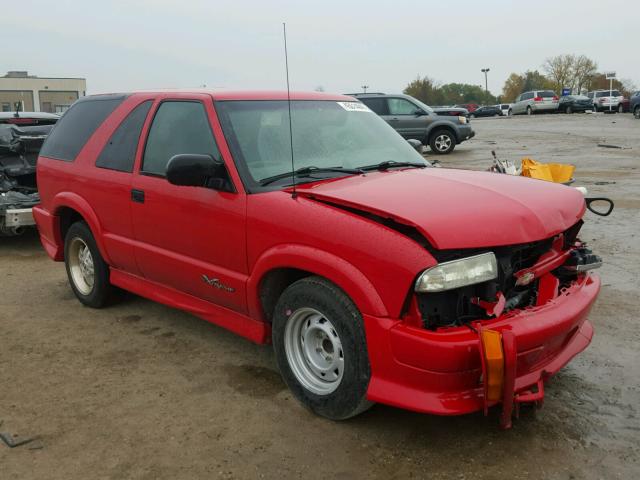 1GNCS18X03K186914 - 2003 CHEVROLET BLAZER RED photo 1