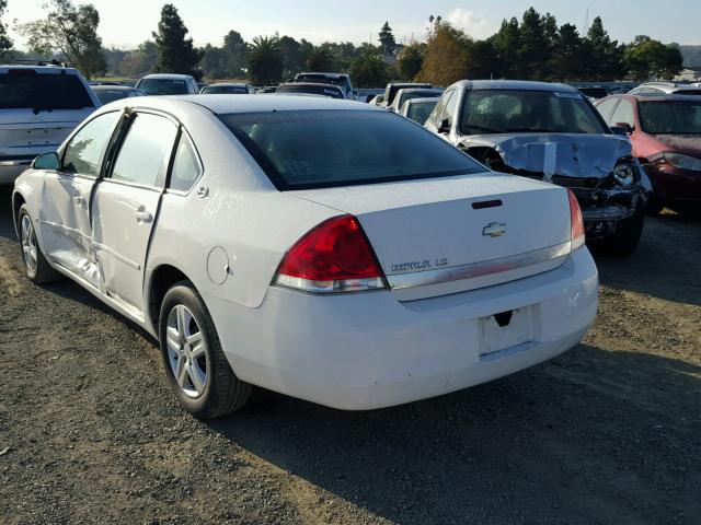 2G1WB55K969121970 - 2006 CHEVROLET IMPALA LS WHITE photo 3