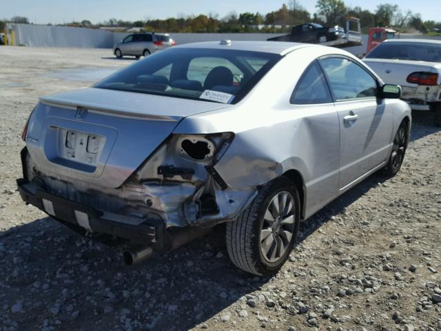 2HGFG12859H500731 - 2009 HONDA CIVIC EX SILVER photo 4