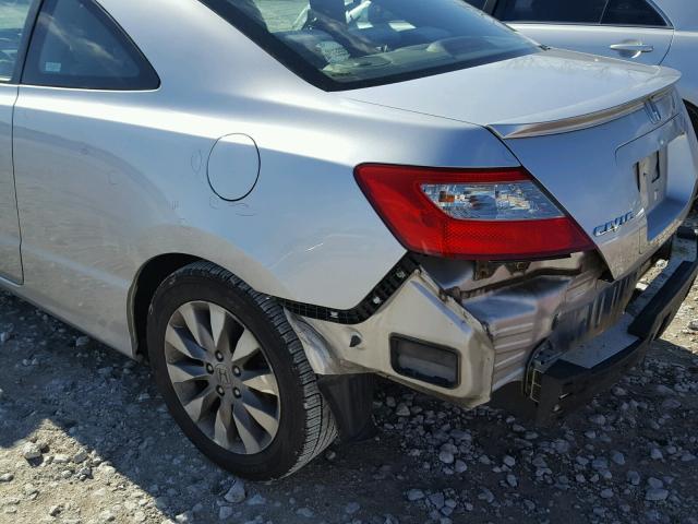 2HGFG12859H500731 - 2009 HONDA CIVIC EX SILVER photo 9