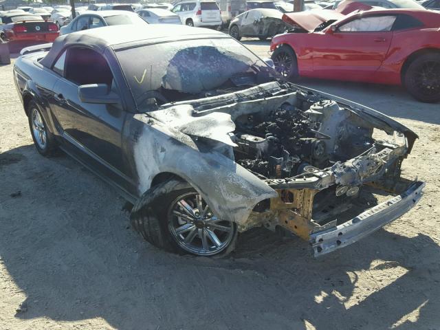 1ZVFT84N555239668 - 2005 FORD MUSTANG BLACK photo 1