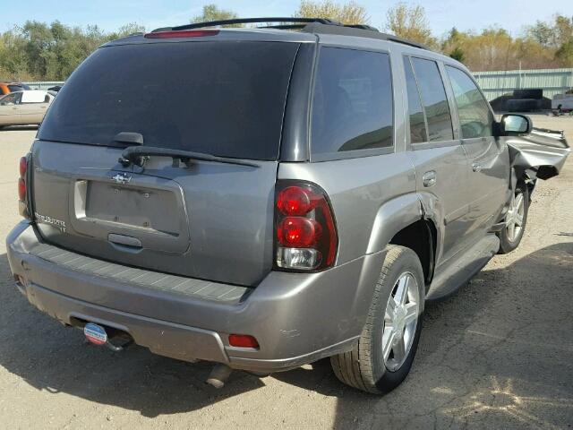 1GNDT13S082212836 - 2008 CHEVROLET TRAILBLAZE BEIGE photo 4