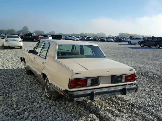 1FABP27D6BG124668 - 1981 FORD GRANADA CREAM photo 3