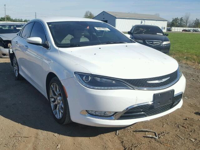 1C3CCCEG3FN514632 - 2015 CHRYSLER 200 C WHITE photo 1