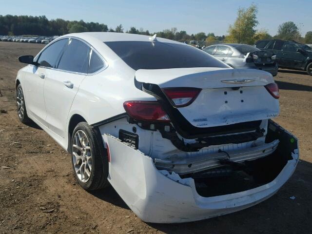 1C3CCCEG3FN514632 - 2015 CHRYSLER 200 C WHITE photo 3