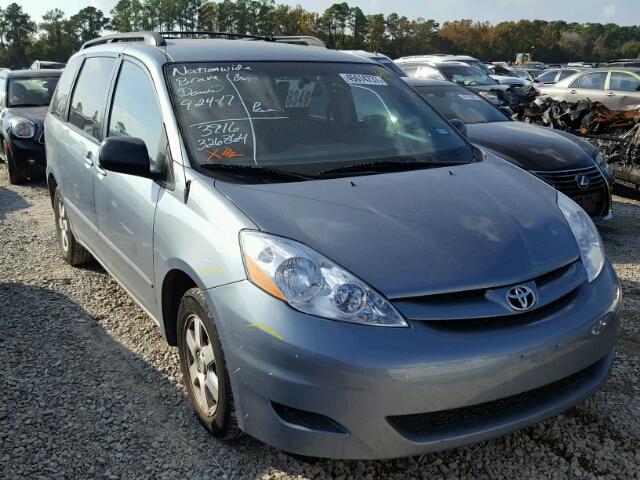 5TDZK23C88S113612 - 2008 TOYOTA SIENNA CE BLUE photo 1