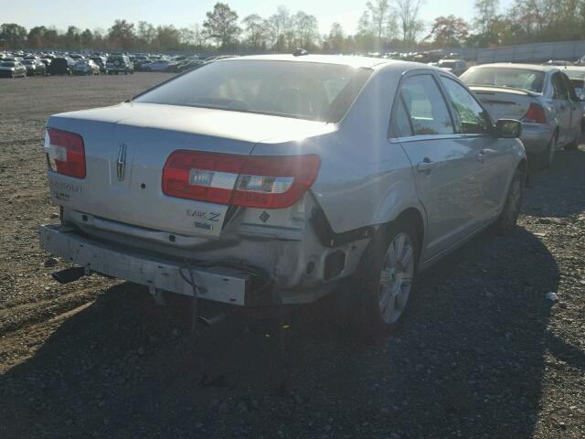 3LNHM28TX9R615584 - 2009 LINCOLN MKZ SILVER photo 4