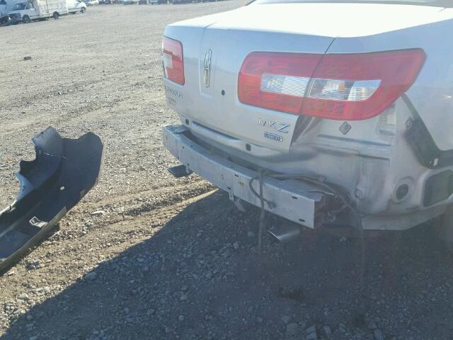 3LNHM28TX9R615584 - 2009 LINCOLN MKZ SILVER photo 9