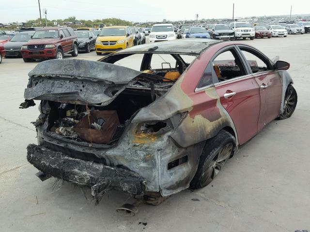 5NPEC4AC9BH166133 - 2011 HYUNDAI SONATA SE BURN photo 4