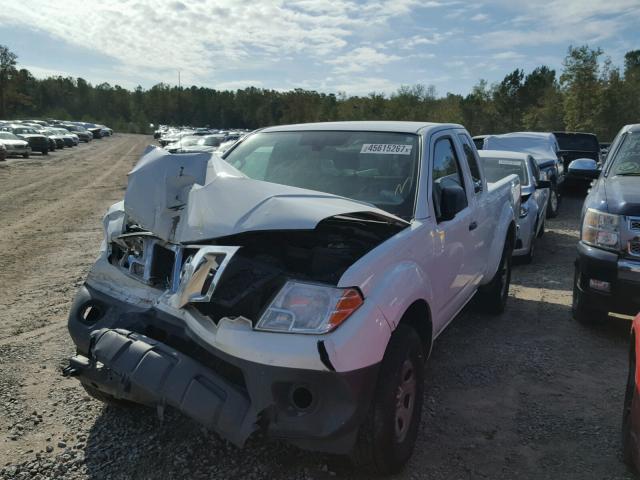 1N6BD0CT4FN760296 - 2015 NISSAN FRONTIER S WHITE photo 2