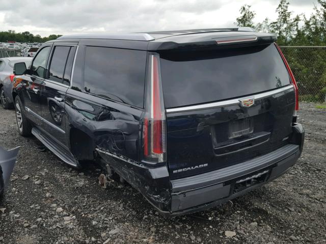 1GYS4HKJ3HR186989 - 2017 CADILLAC ESCALADE E BLACK photo 3