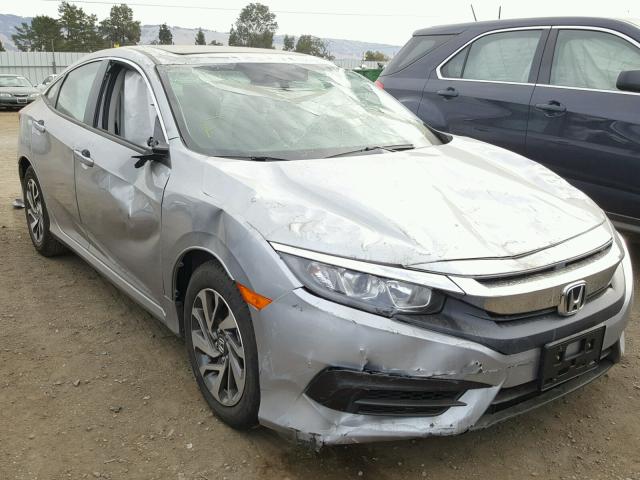 19XFC2F70HE232764 - 2017 HONDA CIVIC EX SILVER photo 1