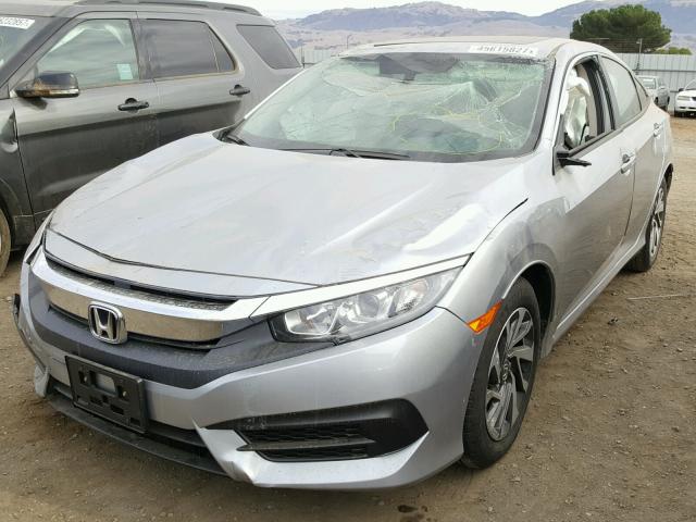 19XFC2F70HE232764 - 2017 HONDA CIVIC EX SILVER photo 2