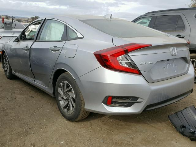 19XFC2F70HE232764 - 2017 HONDA CIVIC EX SILVER photo 3