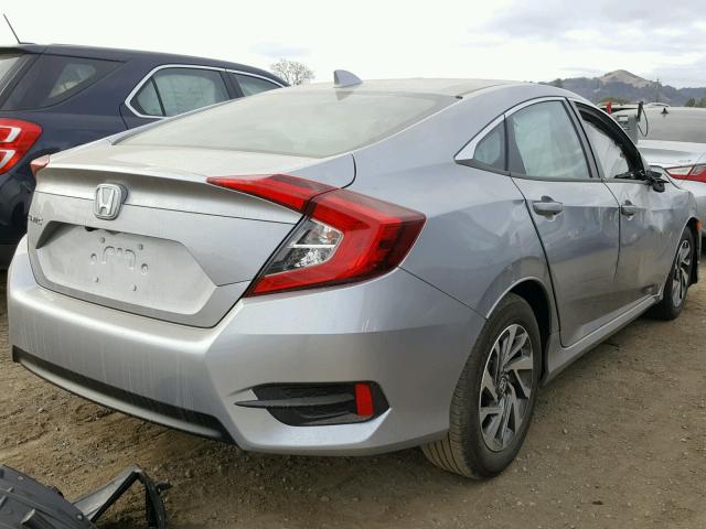 19XFC2F70HE232764 - 2017 HONDA CIVIC EX SILVER photo 4