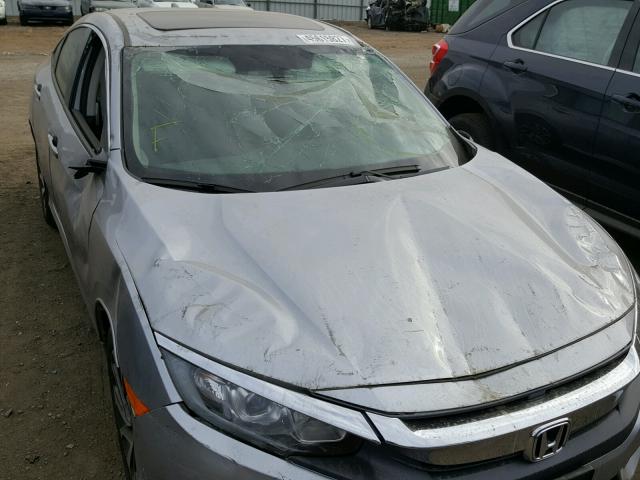 19XFC2F70HE232764 - 2017 HONDA CIVIC EX SILVER photo 9