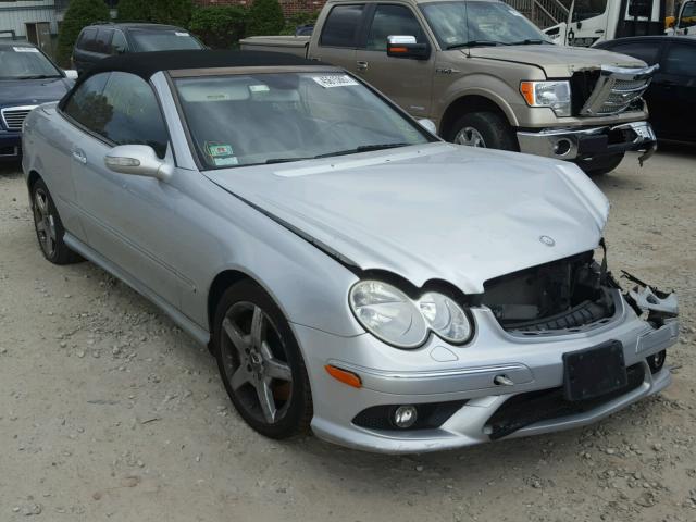 WDBTK75G36T062536 - 2006 MERCEDES-BENZ CLK 500 SILVER photo 1