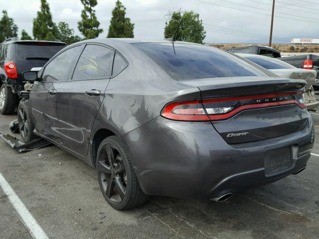 1C3CDFBB0FD180539 - 2015 DODGE DART SXT GRAY photo 3