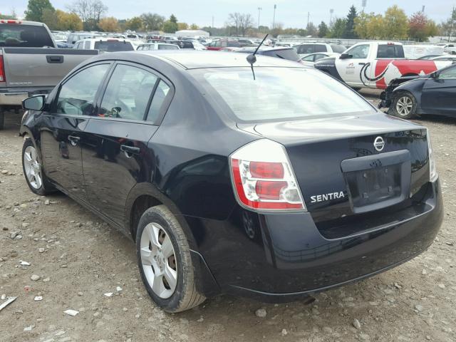 3N1AB61E38L666931 - 2008 NISSAN SENTRA 2.0 BLACK photo 3