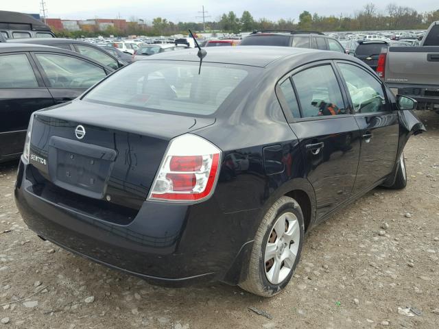 3N1AB61E38L666931 - 2008 NISSAN SENTRA 2.0 BLACK photo 4