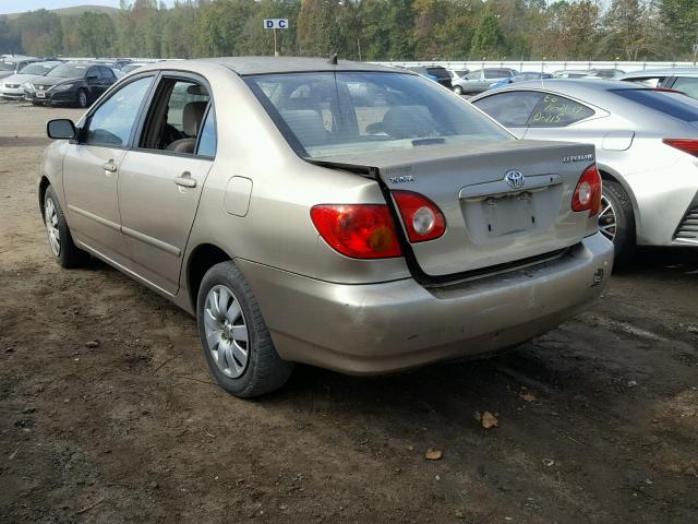 1NXBR32E54Z251910 - 2004 TOYOTA COROLLA GOLD photo 3